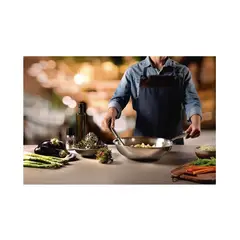 TRAMONTINA - Sartén WOK Professional ace inox28cm