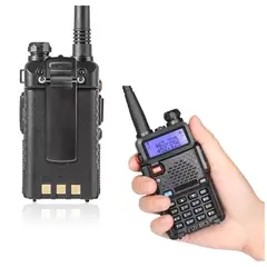 SEISA - Radio Walkie Talkie Transmisor UHF portatil UV-5R Inalambrico con Pantalla Radio Fm Dual Banda 01 UND