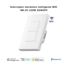 SONOFF - Interruptor de luz mecánico inteligente Wifi - M5-2C-120W