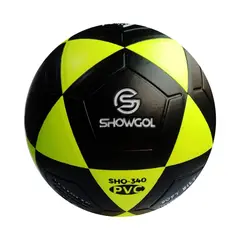 SHOWGOL - PELOTA FÚTBOL PVC VULCANIZADO TALLA 5 AMARILLO NEGRO