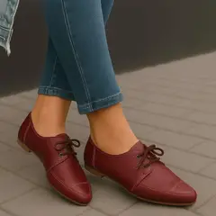 GENERICO - Balerinas Mujer Misshus Mia granate