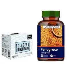 LIMA NATURALS - Colageno Hidrolizado Caja 30 sachets + Fenogreco 100 Cápsulas