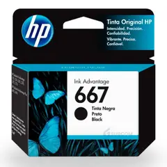 HP - Tinta 667 Negro Original