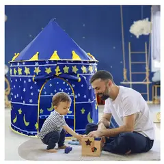 GENERICO - Carpa Castillo Infantil Juguete para Niños Azul