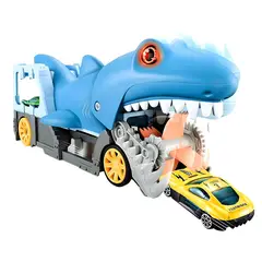 GENERICO - Juguete Playset Remolque Tiburón Devorador De autos