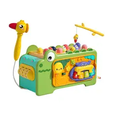 GENERICO - Carro Cocodrilo Didáctico de Madera Multifuncional 8 en 1