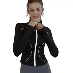 GENERICO - Casacas Deportivos con Reflector - Fit Jacket Corte Princesa
