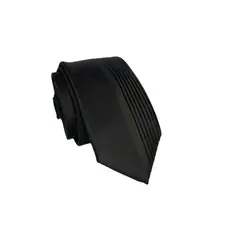 CHRISTIAN ARMAND - Corbata Slim Fit Black Multi-Texture