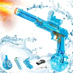 GENERICO - Pistola de Agua Eléctrica Automatica Con Luz LED