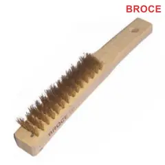 GENERICO - ESCOBILLA DE BRONCE 4X14 - BROCE