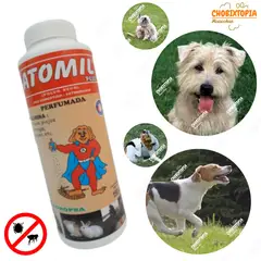 GENERICO - TALCO ANTIPULGAS Y GARRAPATAS ATOMIL-PLUS 180 g _ PERFUMADO