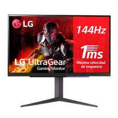 LG - MONITOR GAMING LED ULTRAGEAR 27 4K UHD IPS 144HZ PN 27GR93U-B