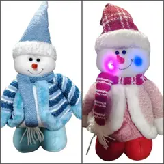 GENERICO - SET ADORNOS MUÑECOS NAVIDEÑOS