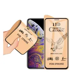 GENERICO - Mica de ceramica Mate para iphone 14 pro Max - Pack 3 unds