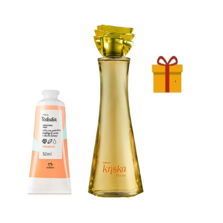Kriska Flores 100ml + crema para manos + regalo