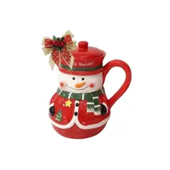 GENERICO - Jarra Navideña diseño Muñeco de Nieve