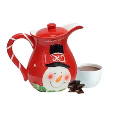 GENERICO - Jarra Navideña diseño Muñeco de Nieve