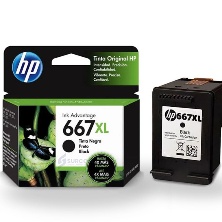 TINTA 3YM81AL 667XL NEGRO ORIGINAL