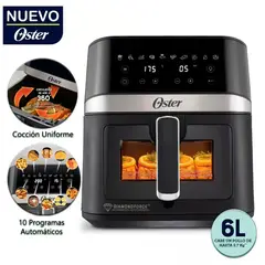 OSTER - FREIDORA DE AIRE DIGITAL 10 PROGRAMAS 6 LTS CKSTAF60WDDF
