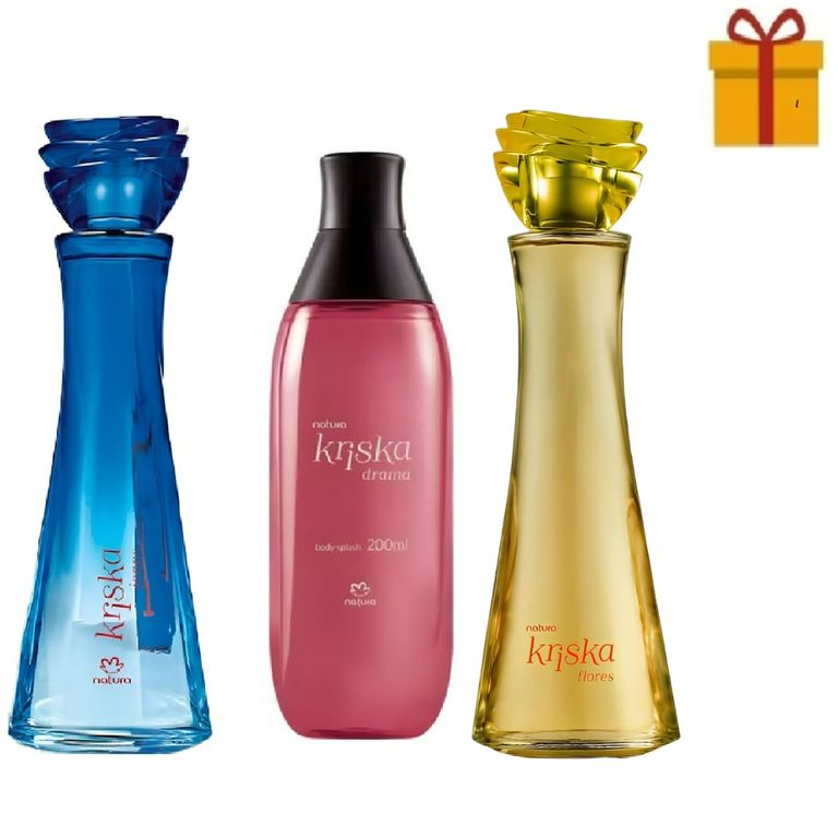 Kriska jeans + kriska flores 100ml + splash drama + regalo