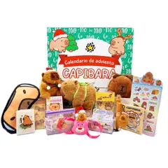 XCLUSIVE - CALENDARIO ADVIENTO CAPIBARA 12 DIAS 18 SORPRESAS