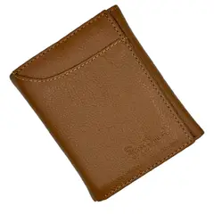 PERRY JHAN - Billetera para hombre 100 CueroTriple en Negro o Marrón -