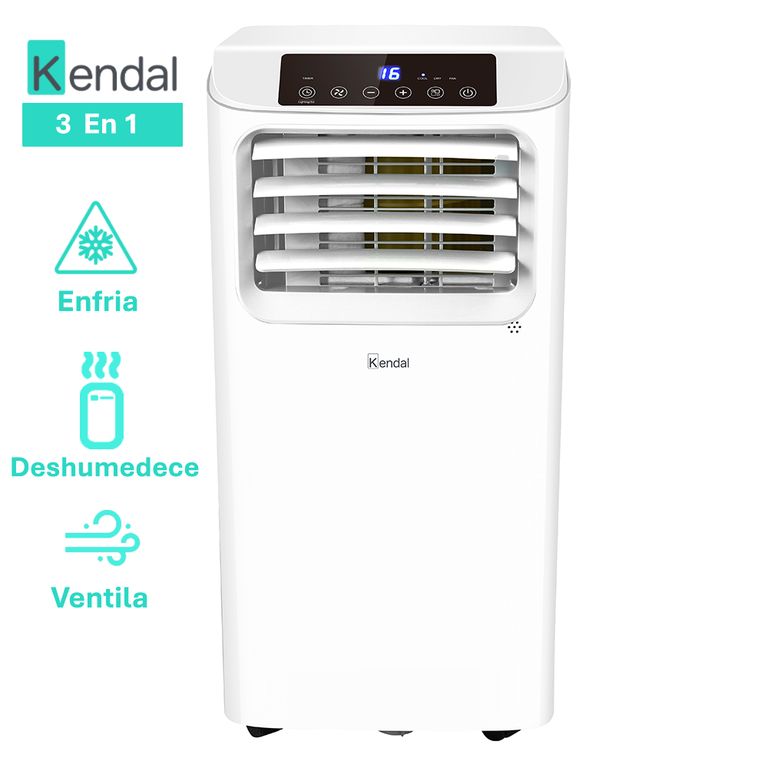 Aire Acondicionado Portátil 7000 BTU, Frio 3 en 1