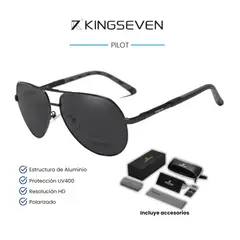 GENERICO - Lentes de Sol KINGSEVEN Pilot - Polarizados - UV400