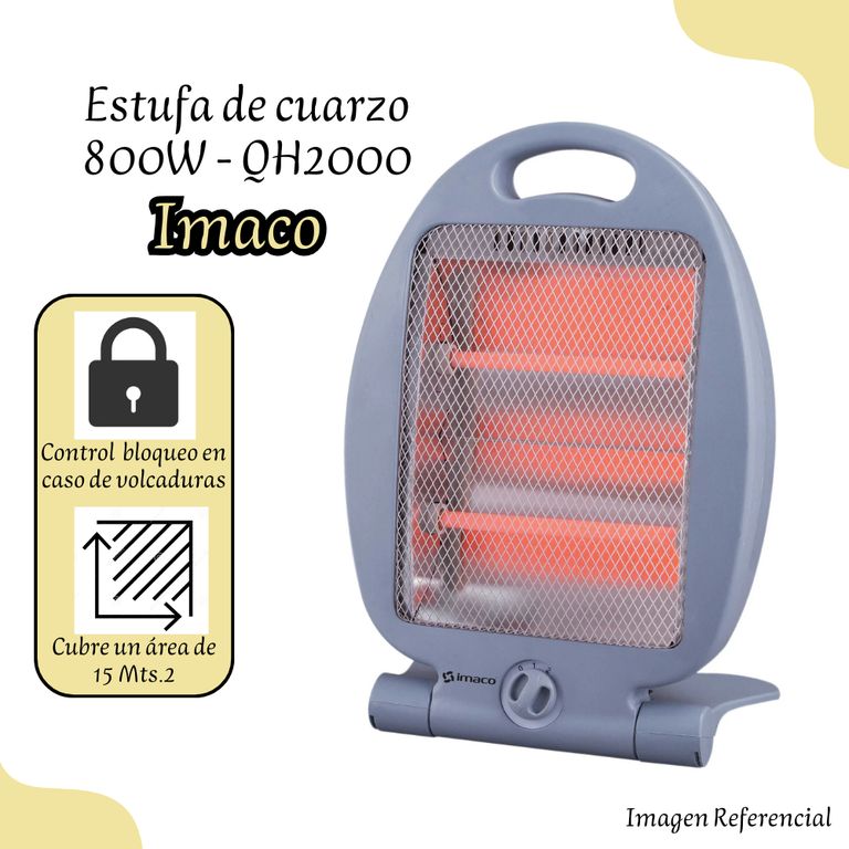 Estufa Eléctrica de Cuarzo QH2000