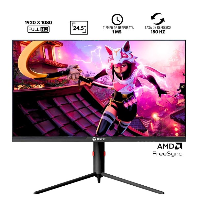 Monitor plano gaming TE-2474G 245 FHD IPS 180Hz 1ms