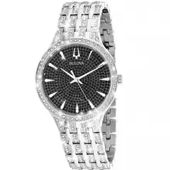 BULOVA - Reloj PHANTOM Black Dial Cristal Swarovski 96L273