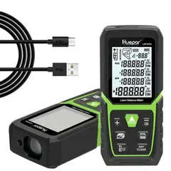 HUEPAR - Medidor de distancia Láser y ángulo LM120A LCD