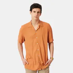 SAN COSME - Camisa Lino Hombre Lacre