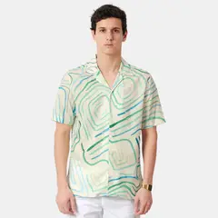 SAN COSME - Camisa Manga Corta Hombre Diseño