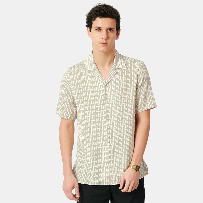 Camisa Manga Corta Hombre Diseño