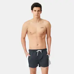 SAN COSME - Short de Baño Hombre Gris Oscuro