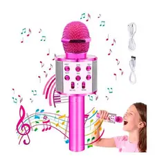 GENERICO - Microfono Karaoke Para Niños Bluetooth Amplificador