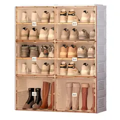 GENERICO - Zapatero plegable premium 4+1 pisos 104 cm