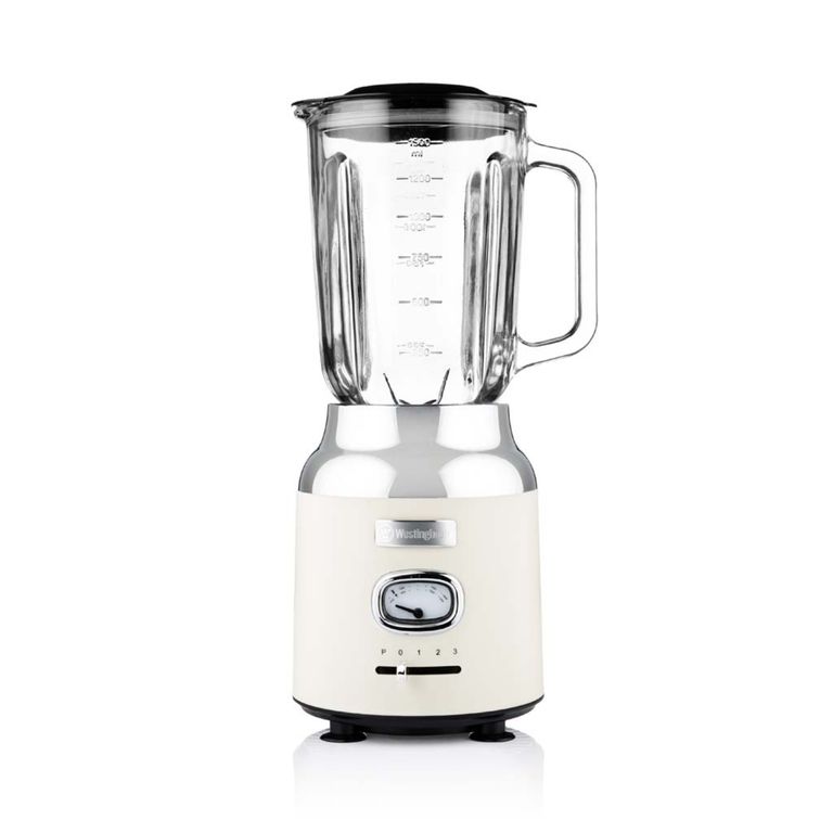 Licuadora 600W Retro WH 1.5 lts crema