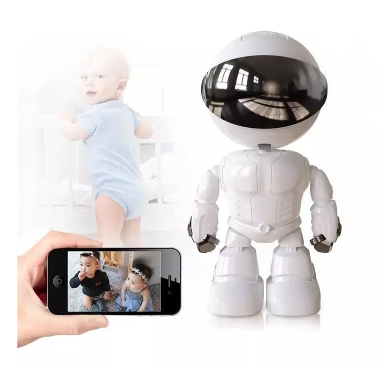 Monitor Para Bebé Cámara Wifi Hd Seguridad Visión Nocturna