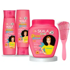 SKALA - Kit completo Divino Potinho KIDS - Niñas y Niños con Rizos