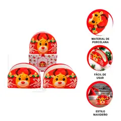 GENERICO - Servilletero Navideño Reno