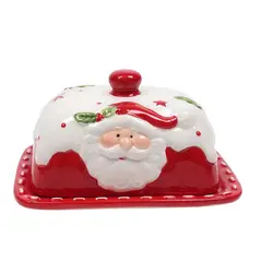 GENERICO - Mantequillera Navideña de Papa Noel