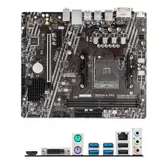 MSI - Motherboard B550M-A PRO, AMD, AM4, DDR4, LAN, USB 3.2 GEN1, M-ATX