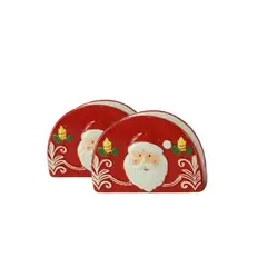 GENERICO - Servilletero Navideño Papa Noel