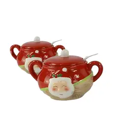 GENERICO - Azucarera Navideño con Diseño Papa Noel