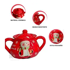 GENERICO - Azucarera Navideño con Diseño Muñeco de Nieve