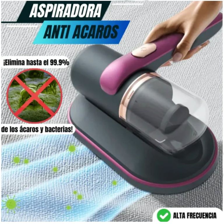 Aspiradora Inalámbrica Anti Ácaros de Mano con Luz UV Portatil L
