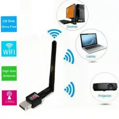 GENERICO - Antena Receptor Inalámbrico de Wifi Usb 1200 Mbps Usb 2.0