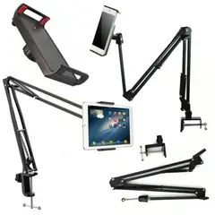 GENERICO - Soporte Brazo Movible para Tablet y Celular Metalico Ajustable